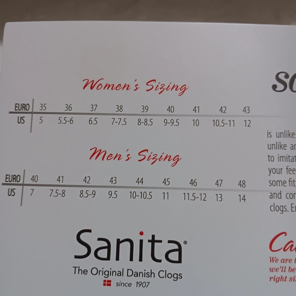 Black Sanita Clogs Size EU41 / US 10 - Picture 8 of 8